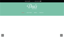 Tablet Screenshot of deasburgers.com